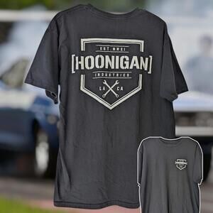 Hoonigan Industries Racing Ken Block Car Performance Black L T-Shirt Race grunge